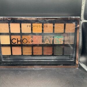 Profusion Cosmetics Brown and Gold Eyeshadow Palette